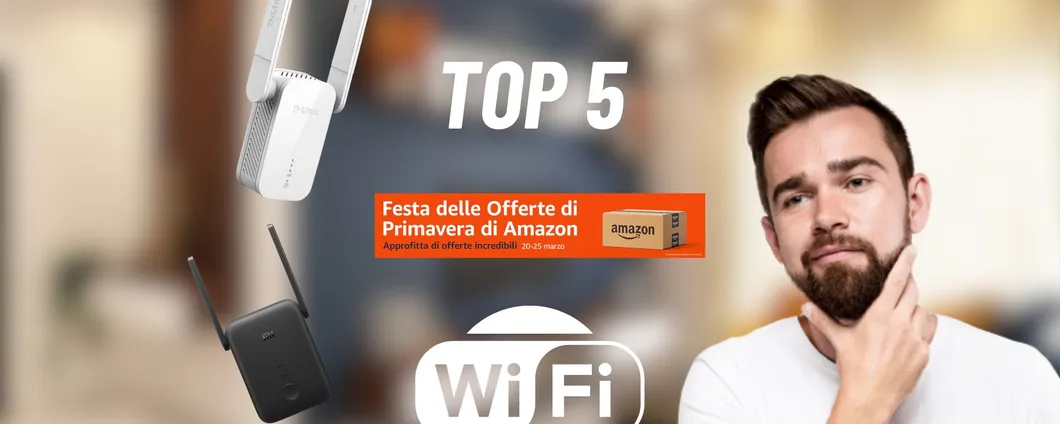 Range extender WIFI in super sconto alla Festa delle Offerte di Primavera di Amazon