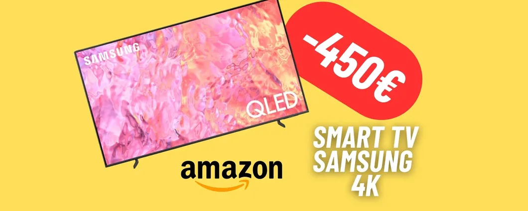 Con questa TV Samsung sembrerà di essere parte della scena: SCONTO IMPERDIBILE