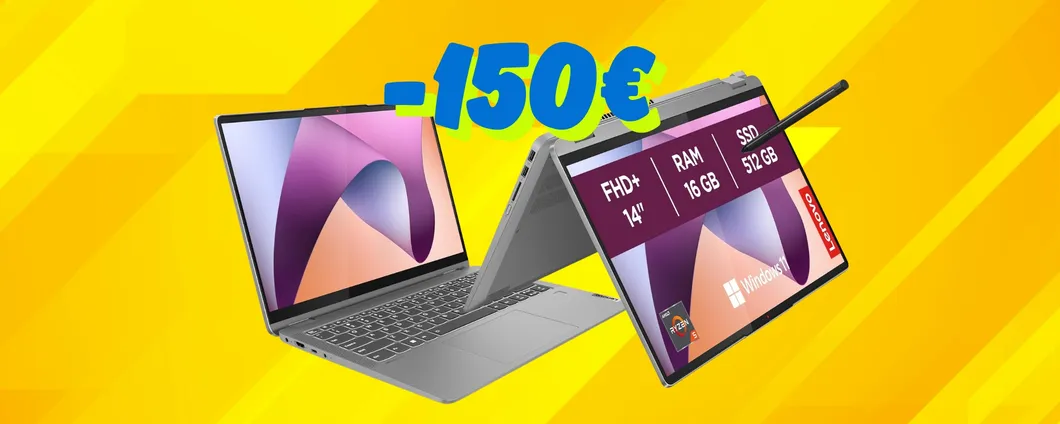 Offerta BOMBA: Lenovo IdeaPad Flex 5 a 599€ con sconto di 150€