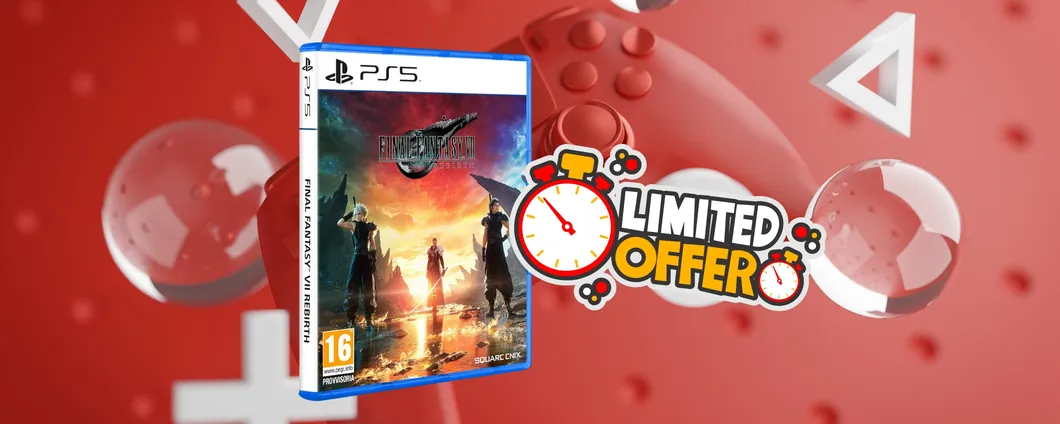 Scopri l'offerta su Final Fantasy VII Rebirth e risparmia oltre 30€!