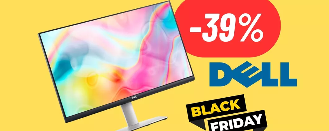 Questo Monitor DELL 2K e da 27 pollici è un vero GIOIELLO: MEGA SCONTO BLACK FRIDAY