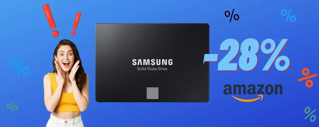 Memoria SSD SAMSUNG per velocità e spazio, un'OFFERTA OTTIMA