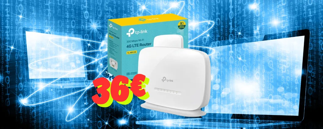 Internet veloce ovunque con il router TP-Link 4G LTE a soli 36€