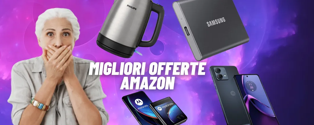 Migliori offerte Amazon: la top 10 di oggi