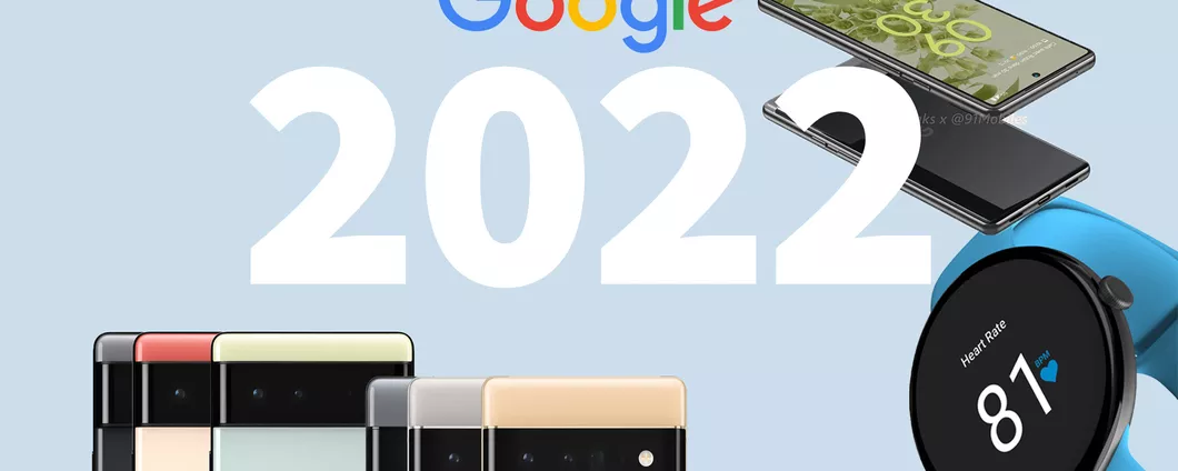 Tutti i nuovi dispositivi che Google presenterà nel 2022, ecco la lista completa