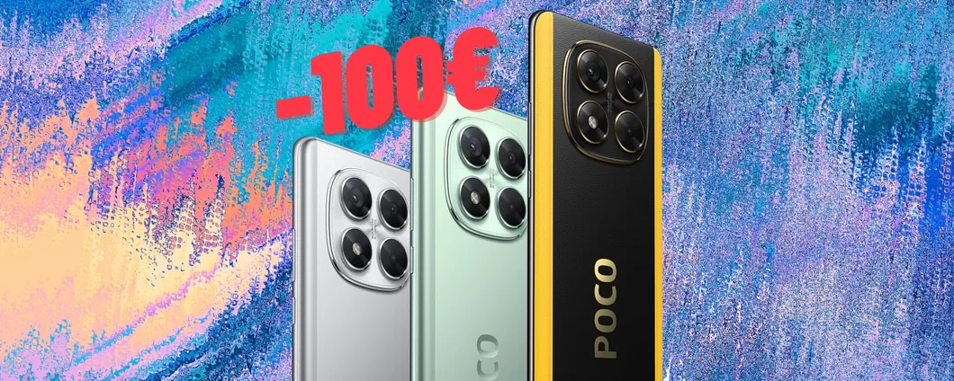 POCO X7 da 256GB con impermeabilità IP68 e camera Sony da 50MP (-100€)