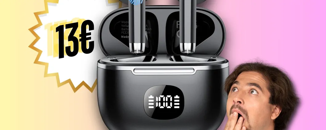 Cuffie Bluetooth a soli 13€ su Amazon: fatti un regalo economico e utile