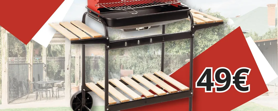 Barbecue Trolley a 49€: scopri la PROMOZIONE eBay e portalo a casa!
