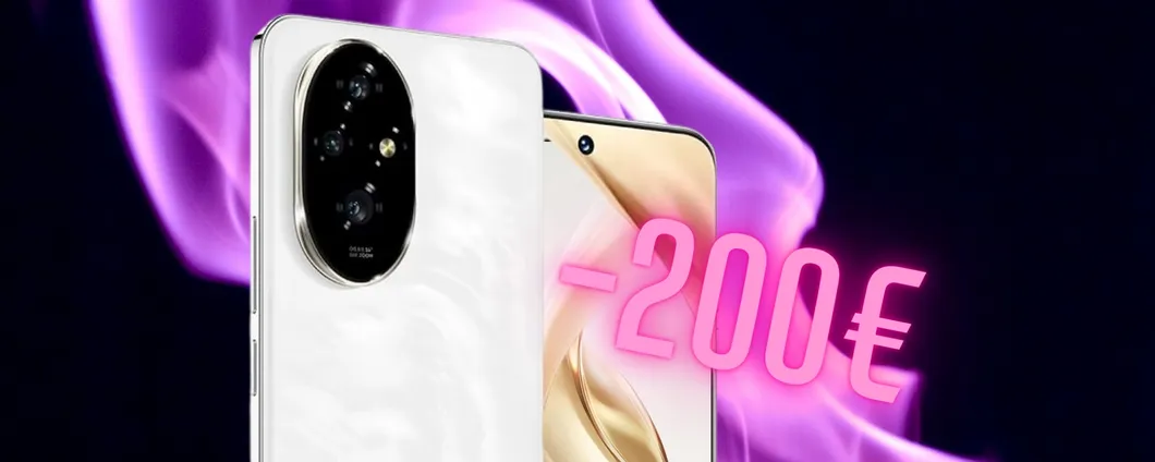 Foto mozzafiato con HONOR 200 5G, ora al 33% la versione da 256GB