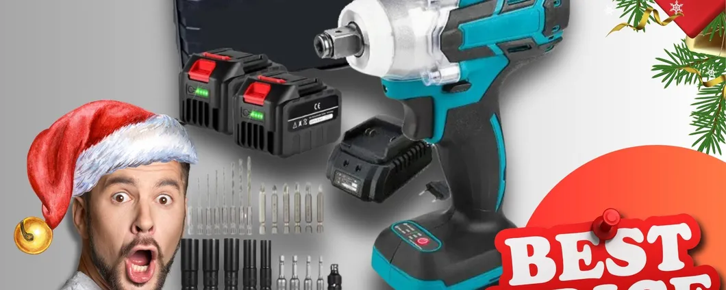 Avvitatore a impulsi con 24 inserti: PREZZO PROMO con il codice di eBay