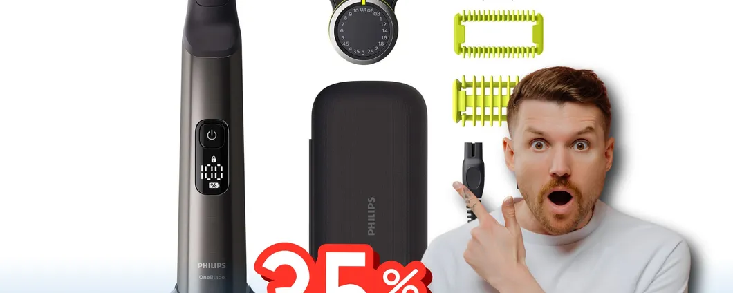 Philips OneBlade Pro 360: rade, regola e rifinisce curando ogni dettaglio