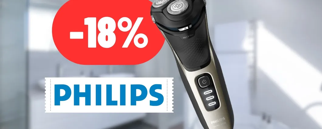 Barba impeccabile con il rasoio elettrico Philips in OFFERTA