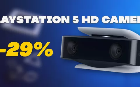PlayStation 5 HD Camera SCONTATA del 29% su Amazon: non fartela sfuggire