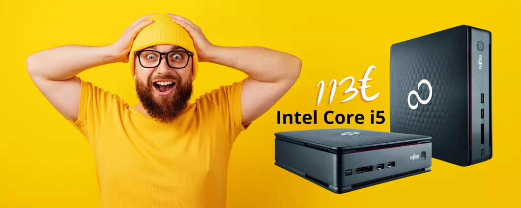 Mini PC con Intel Core i5, ricondizionato eccellente garantito, a 113€