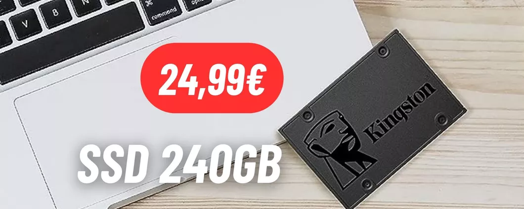 SSD Kingston da 240GB interno ad un PREZZO RIDICOLO