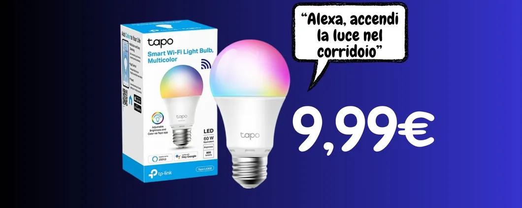 Accendi e spegni le luci direttamente con la tua voce: lampadina smart ad un PREZZO SHOCK