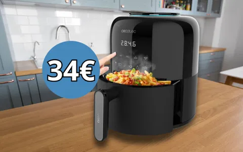 Friggitrice ad aria: PREZZO FOLLE di soli 34€ per poco tempo