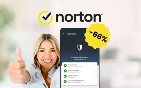 Offerta SUPER: Norton Antivirus e VPN illimitata a meno di 3€/mese