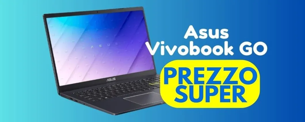 RISPARMIA 130 euro sul pc Asus Vivobook Go (SOLO su Amazon)