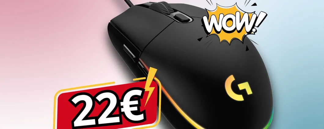 SPECIALE UFFICIO: Mouse da gaming con illuminazione e 6 pulsanti a soli 22€ su Amazon!