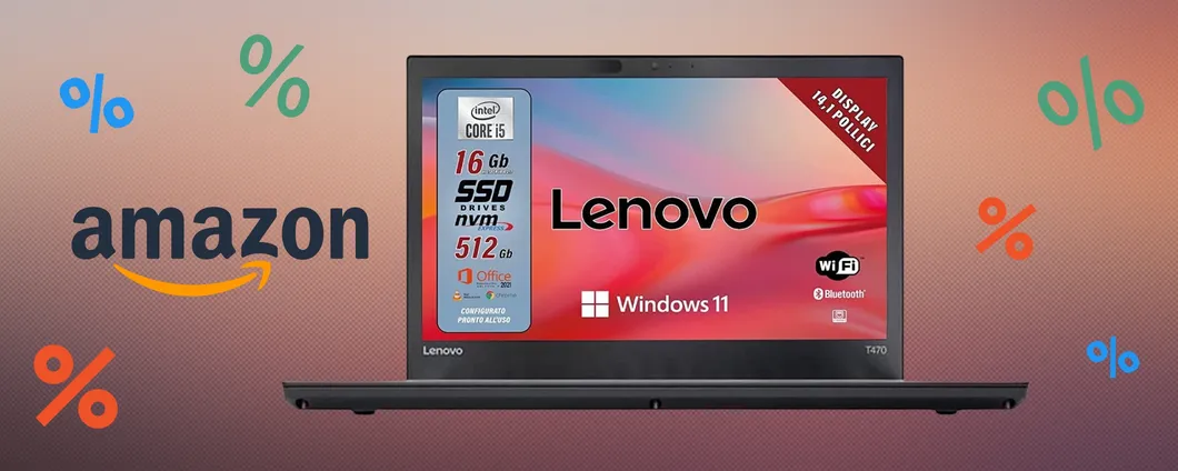 SCONTO ASSURDO sul PC portatile ricondizionato di Lenovo con i5!