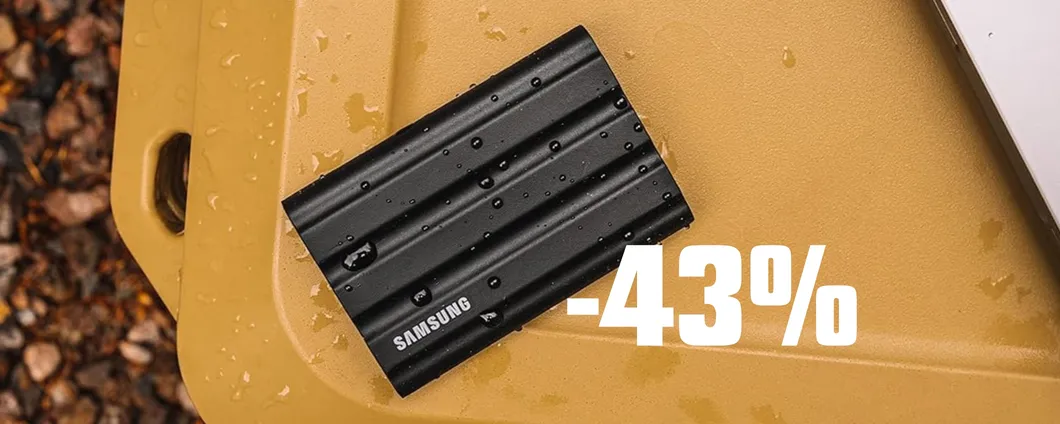 Offerta imperdibile per il Samsung T7 Shield da 4TB: prestazioni al top!