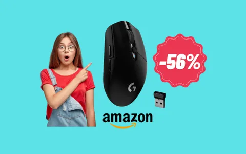 Con il mouse Logitech al 56% DI SCONTO diventerete dei cecchini su ogni videogame