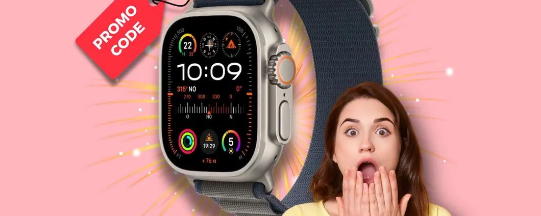 Apple Watch Ultra 2: anticipa OGGI il tuo regalo di Natale con il codice promo