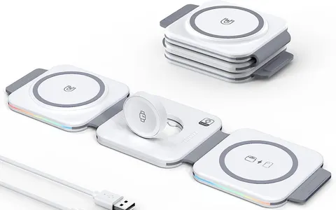 Caricatore wireless pieghevole Mag-Safe 3 in 1: offerta WOW su Amazon