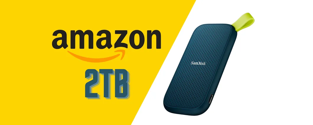 SanDisk: SSD portatile da 2TB veloce e robusto a un prezzo imperdibile