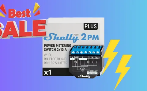 Relè Interruttore Shelly Plus a meno di metà prezzo: lo porti a casa a soli 18€