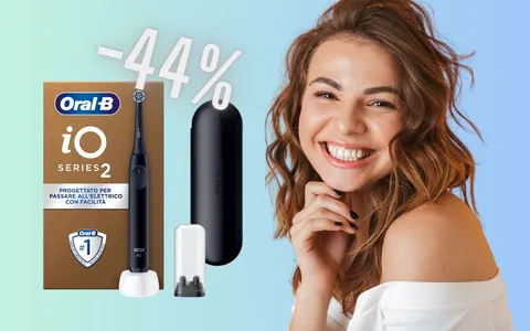 Migliora la tua igiene orale con lo spazzolino elettrico Oral-B iO 2 al 44%