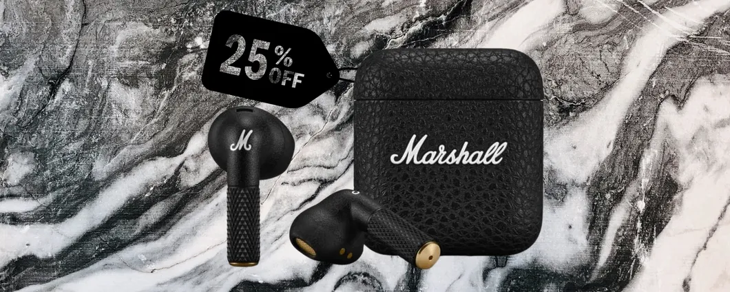 Marshall Minor IV: distinguiti con questi auricolari wireless unici (-25%)