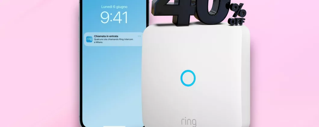 RIBASSO STORICO per Ring Intercom di Amazon: 40% in meno per il citofono smart!