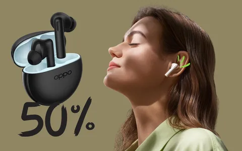 OPPO Enco Buds2 su Amazon a METÀ PREZZO: auricolari wireless super