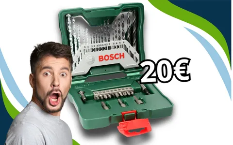 SET DA 33 PEZZI Bosch: per i tuoi lavori di bricolage a casa a soli 20€ in super offerta!