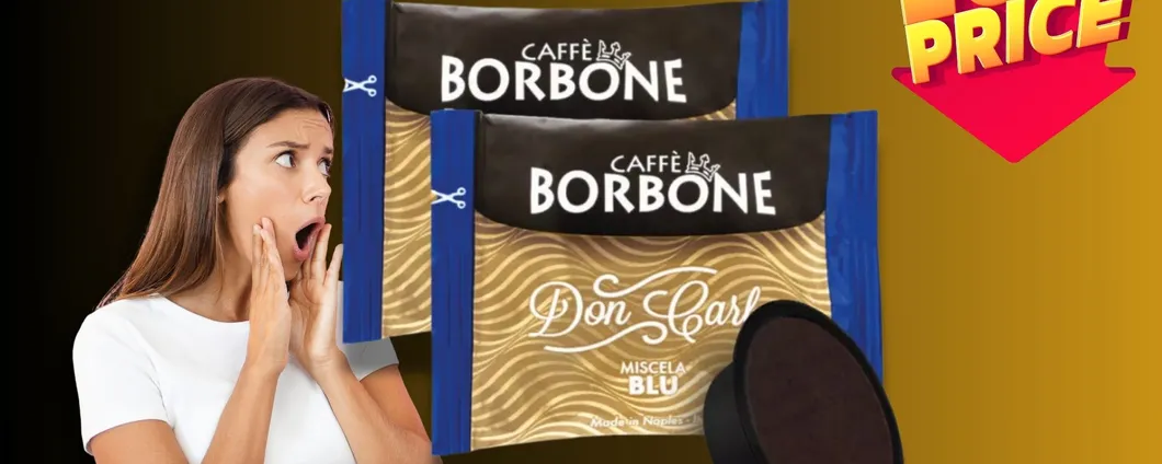 300 Capsule Caffè Borbone Don Carlo Blu: approfitta della promo incredibile