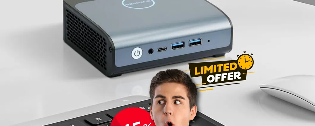 CHE BOMBA il Mini PC con prestazioni top al 15% in meno su Amazon!