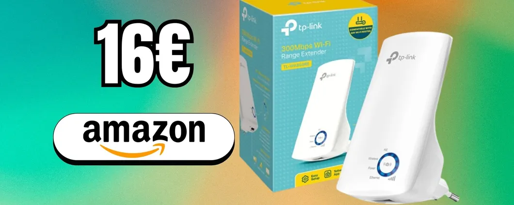 Non rimanere più senza connessione con il ripetitore WiFi TP-Link ad un prezzo choc su Amazon