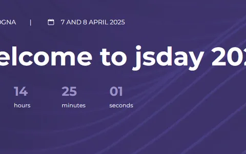 jsday 2025: l'evento su JavaScript a Bologna il 7 e 8 Aprile