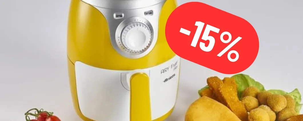 Friggitrice ad Aria Mini Ariete per cucine e spazi piccoli: OFFERTISSIMA Amazon