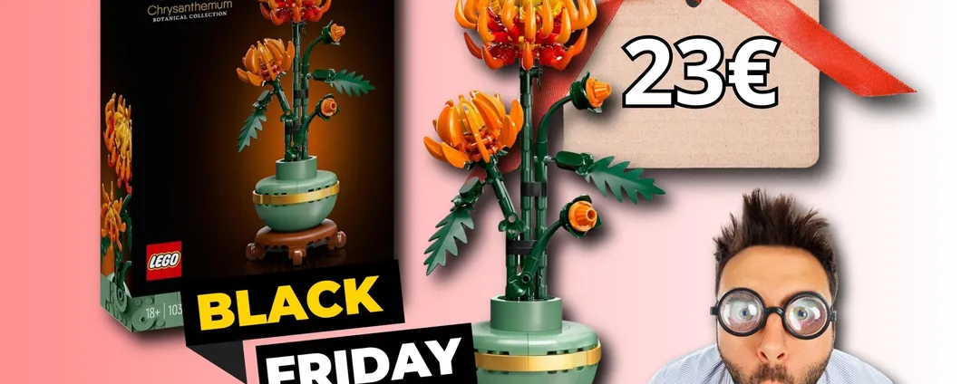 LEGO Icons in SUPER SCONTO Black Friday: scopri il prezzo minuscolo