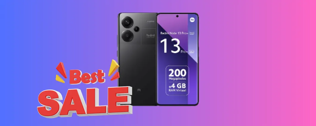Xiaomi Redmi Note 13 Pro+ in promo speciale: ancora per poco su Amazon