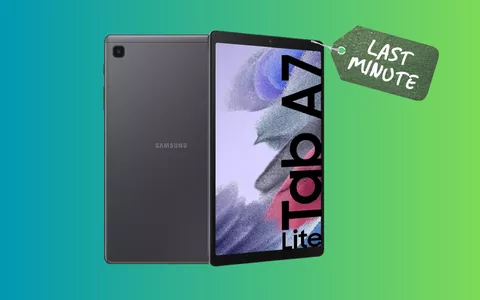 Samsung Galaxy Tab A7 Lite in SCONTO FOLLE: solo per OGGI su Amazon
