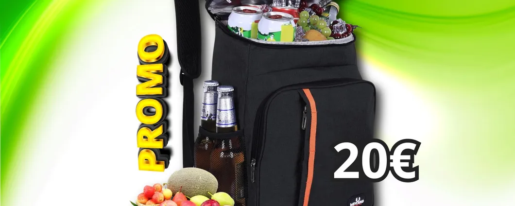 ZAINO TERMICO perfetto per la spiaggia: è ENORME e costa poco poco!