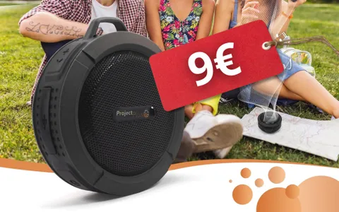 SOLO 9€ per la Cassa Bluetooth impermeabile: musica ovunque e al meglio!