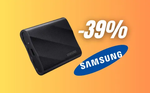 Velocità fino a 20 Gbps e 4TB di memoria: Samsung T9 è l'SSD esterno DEFINITIVO (-39%)