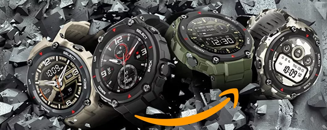 Amazfit T-Rex: lo smartwatch indistruttibile a un OTTIMO prezzo
