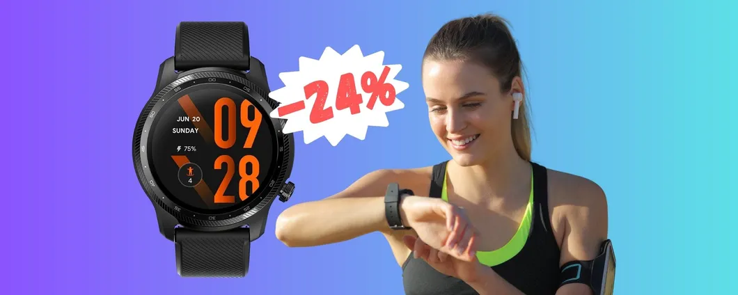 Ticwatch Pro 3 Ultra al MINIMO STORICO: folle offerta di Amazon