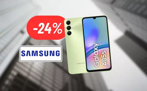 CALA A PICCO il costo del Samsung Galaxy A05s: offertissima Amazon